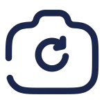Camera Rotate SVG Icon